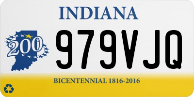 IN license plate 979VJQ