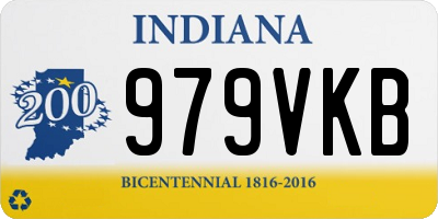 IN license plate 979VKB