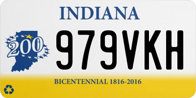 IN license plate 979VKH