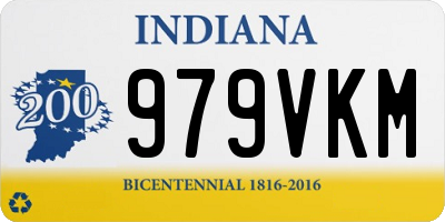 IN license plate 979VKM