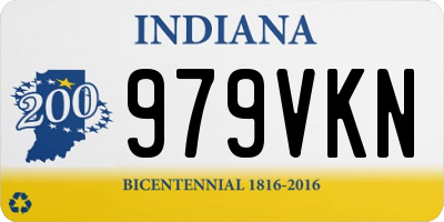 IN license plate 979VKN