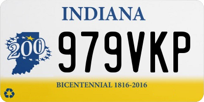 IN license plate 979VKP