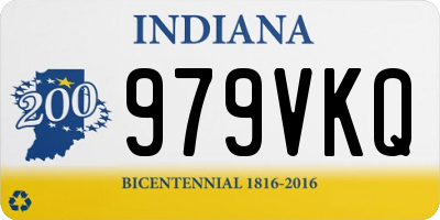 IN license plate 979VKQ
