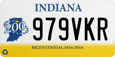 IN license plate 979VKR