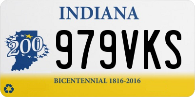 IN license plate 979VKS