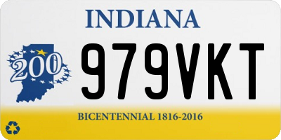 IN license plate 979VKT