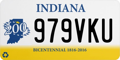 IN license plate 979VKU