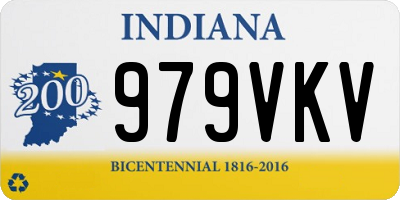 IN license plate 979VKV
