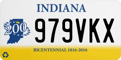 IN license plate 979VKX