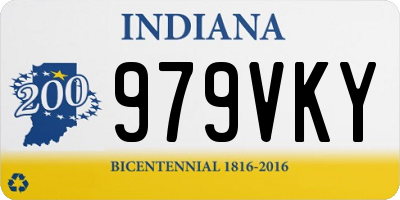 IN license plate 979VKY