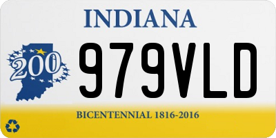 IN license plate 979VLD