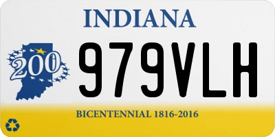 IN license plate 979VLH