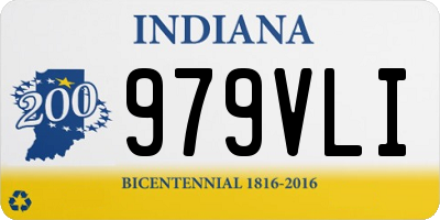 IN license plate 979VLI