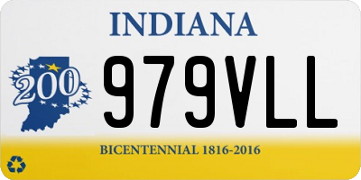 IN license plate 979VLL