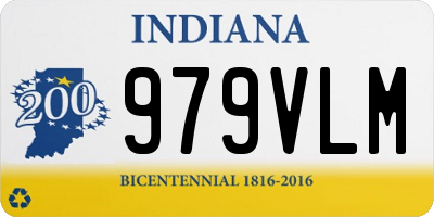 IN license plate 979VLM