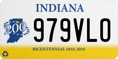 IN license plate 979VLO