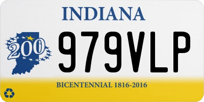 IN license plate 979VLP