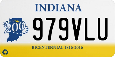 IN license plate 979VLU