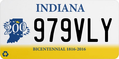 IN license plate 979VLY