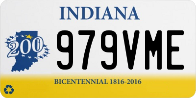 IN license plate 979VME