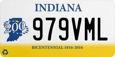 IN license plate 979VML