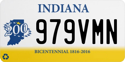 IN license plate 979VMN