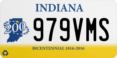 IN license plate 979VMS