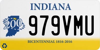 IN license plate 979VMU