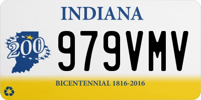 IN license plate 979VMV
