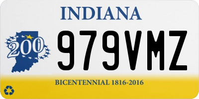IN license plate 979VMZ