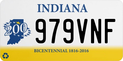 IN license plate 979VNF