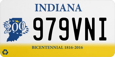 IN license plate 979VNI