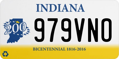 IN license plate 979VNO