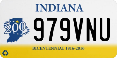 IN license plate 979VNU