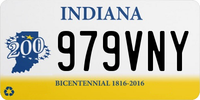 IN license plate 979VNY