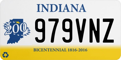 IN license plate 979VNZ