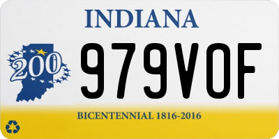 IN license plate 979VOF