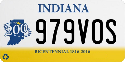 IN license plate 979VOS