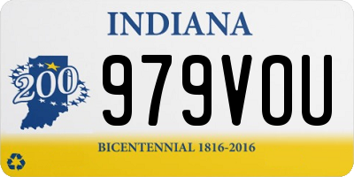 IN license plate 979VOU