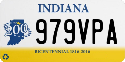 IN license plate 979VPA