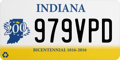 IN license plate 979VPD