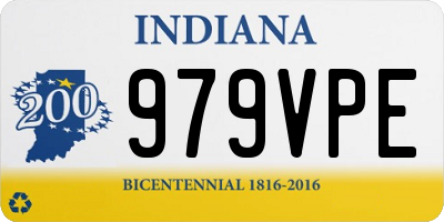 IN license plate 979VPE