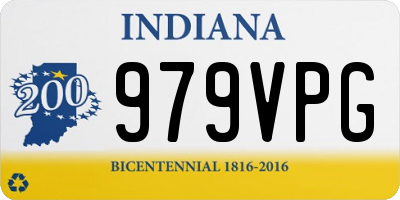 IN license plate 979VPG