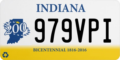 IN license plate 979VPI