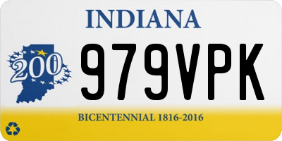 IN license plate 979VPK