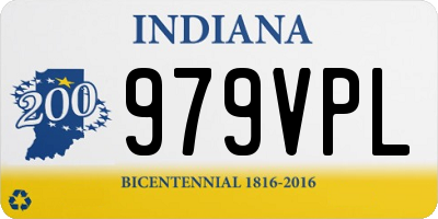 IN license plate 979VPL