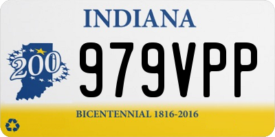 IN license plate 979VPP