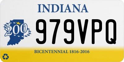 IN license plate 979VPQ