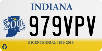 IN license plate 979VPV