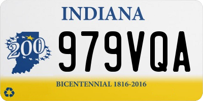 IN license plate 979VQA